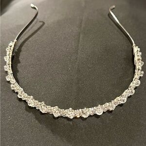 Silver Swarovski Crystal Wedding Headband